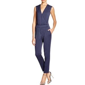 Hoss Intropia V-Neck Jumpsuit, Navy